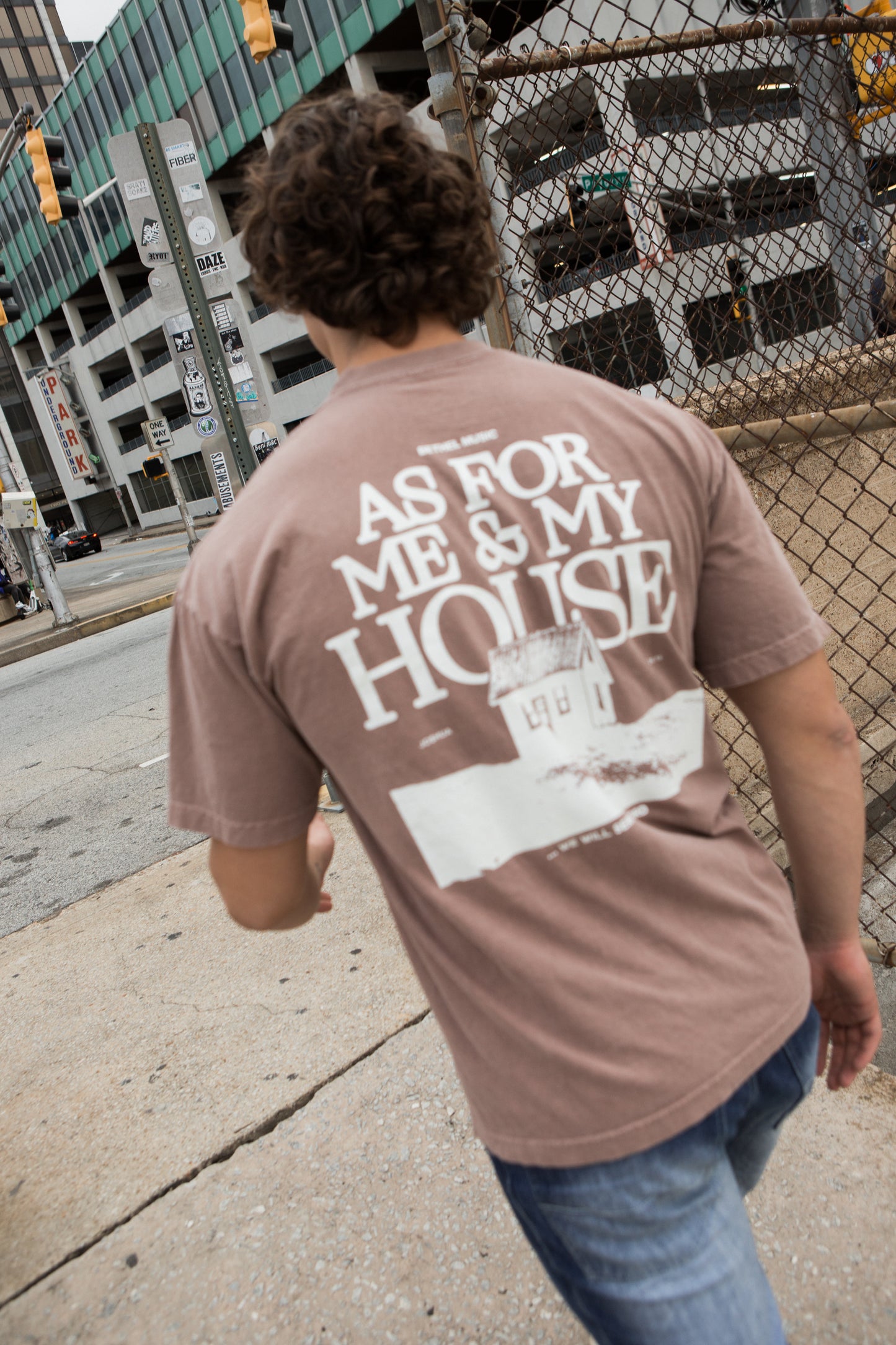 AS FOR ME AND MY HOUSE TEE, PATCHOULI