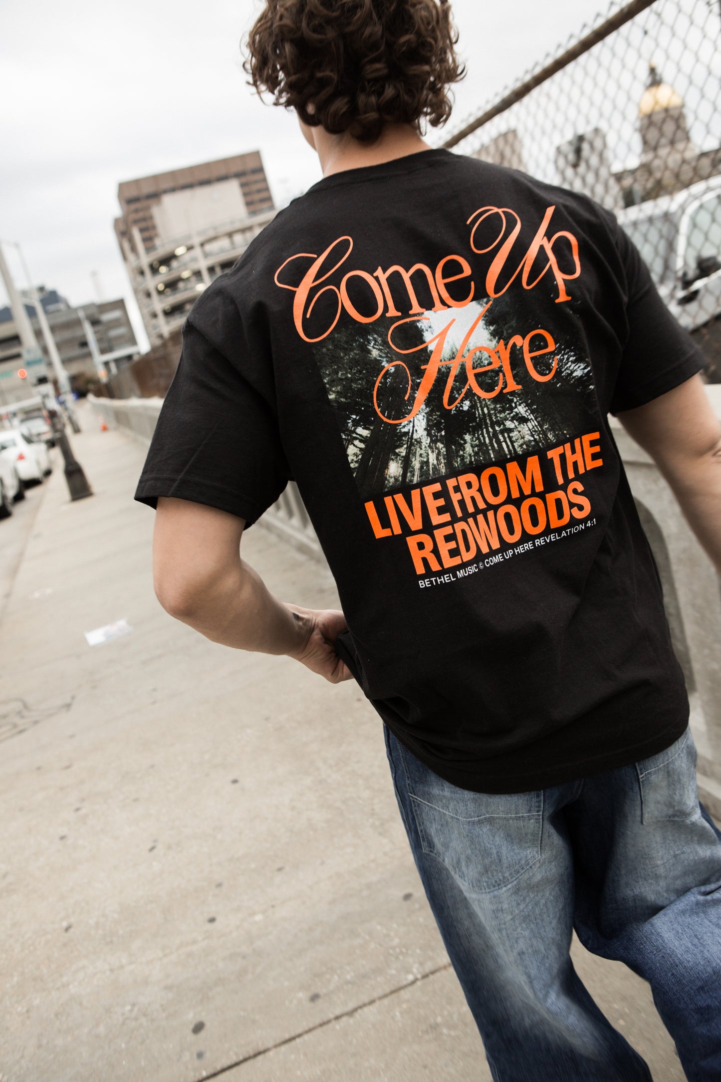 LIVE FROM THE REDWOODS TEE, BLACK