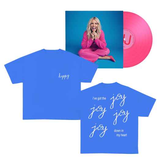 HAPPY Vinyl + Tee Fan Pack