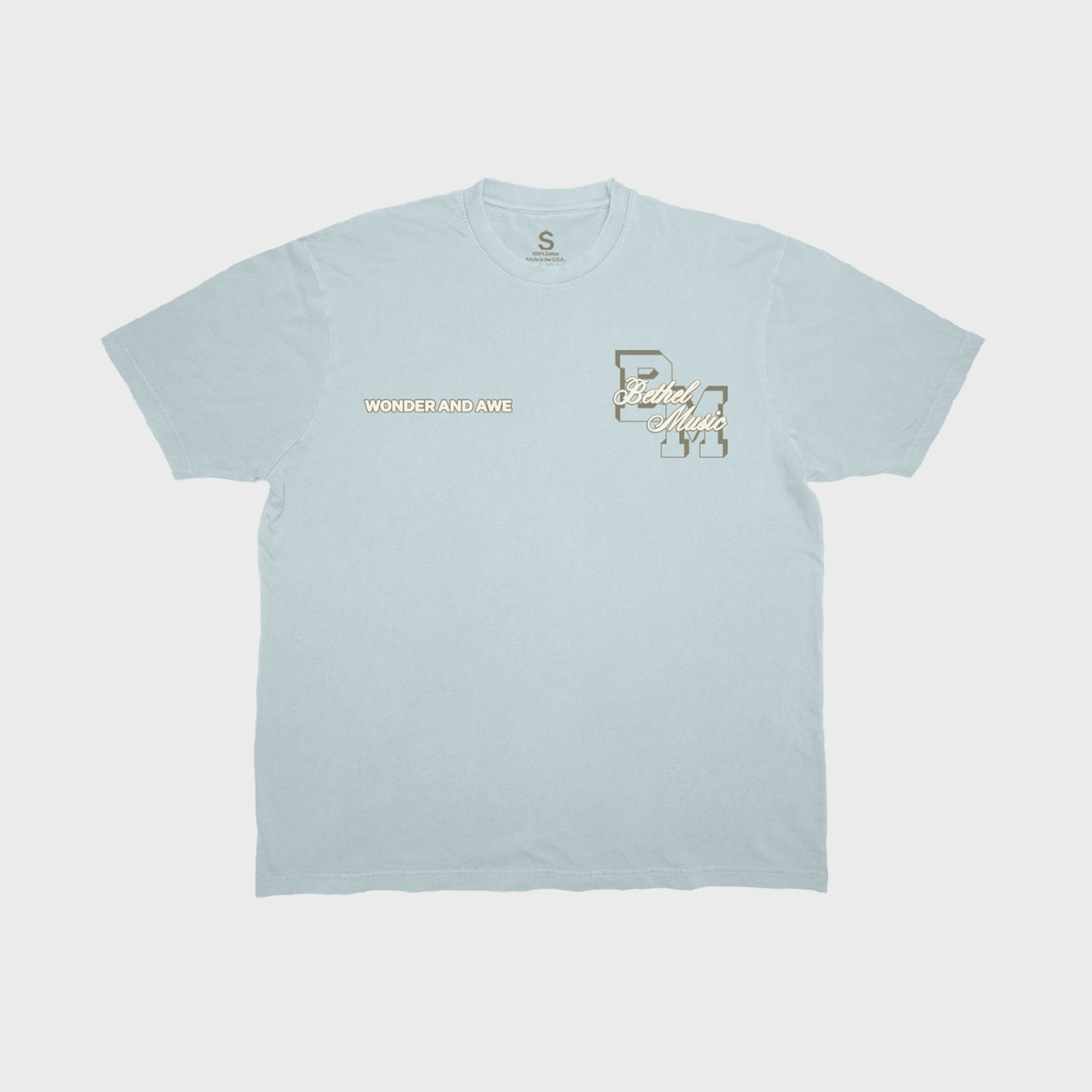 SURROUNDED BY HOLY TEE, SEA FOAM GREEN