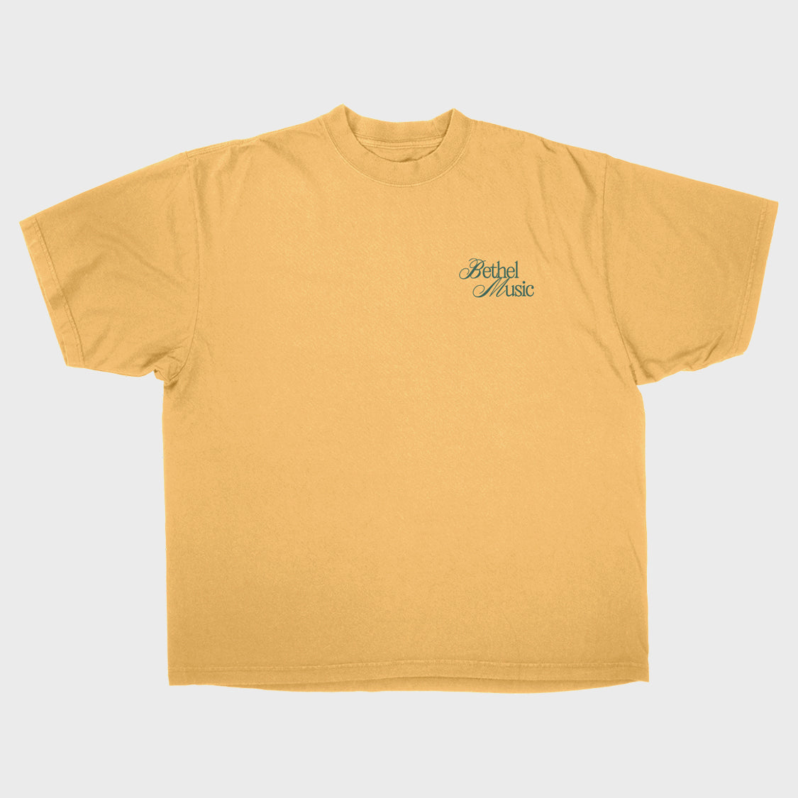 CLASSIC SCRIPT TEE, MUSTARD