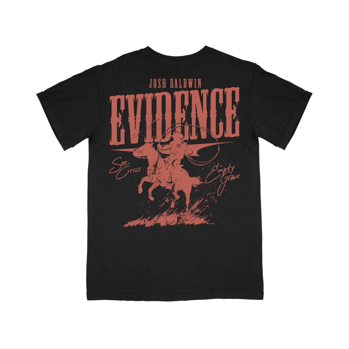 'Evidence' Black Tee