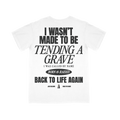 'Tending a Grave' White Tee