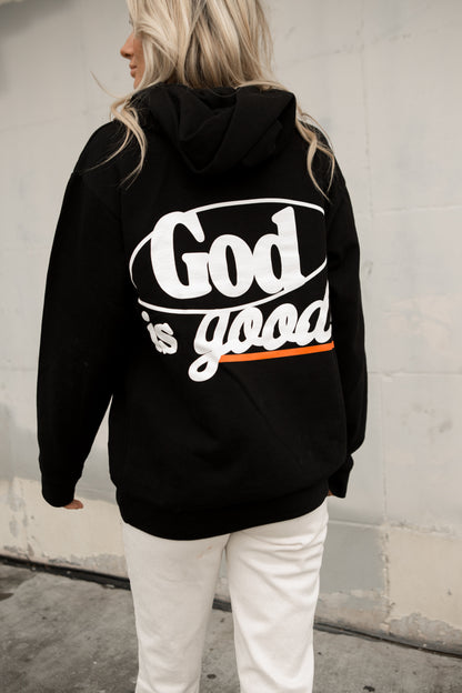 God Is Good Hoodie - Black