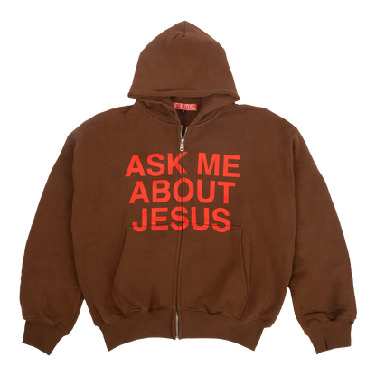 Ask Me About Jesus Hoodie