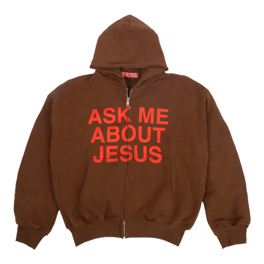Ask Me About Jesus Hoodie