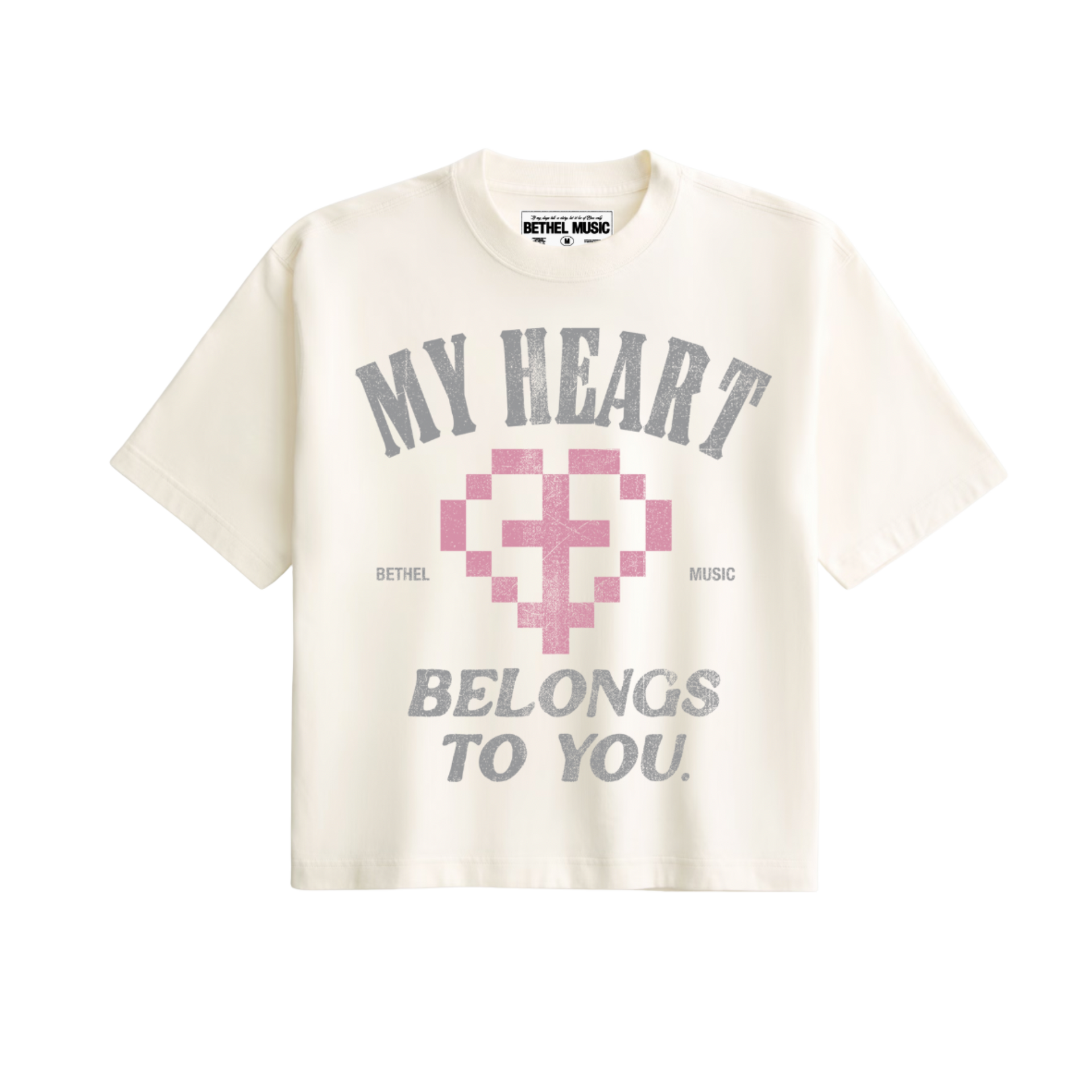 HYEON ヘヨンheart powan tee My Heart Belongs to You Tee – Bethel Music Store