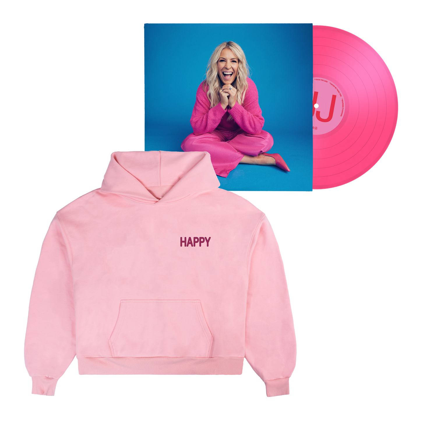 HAPPY Vinyl + Hoodie Fan Pack