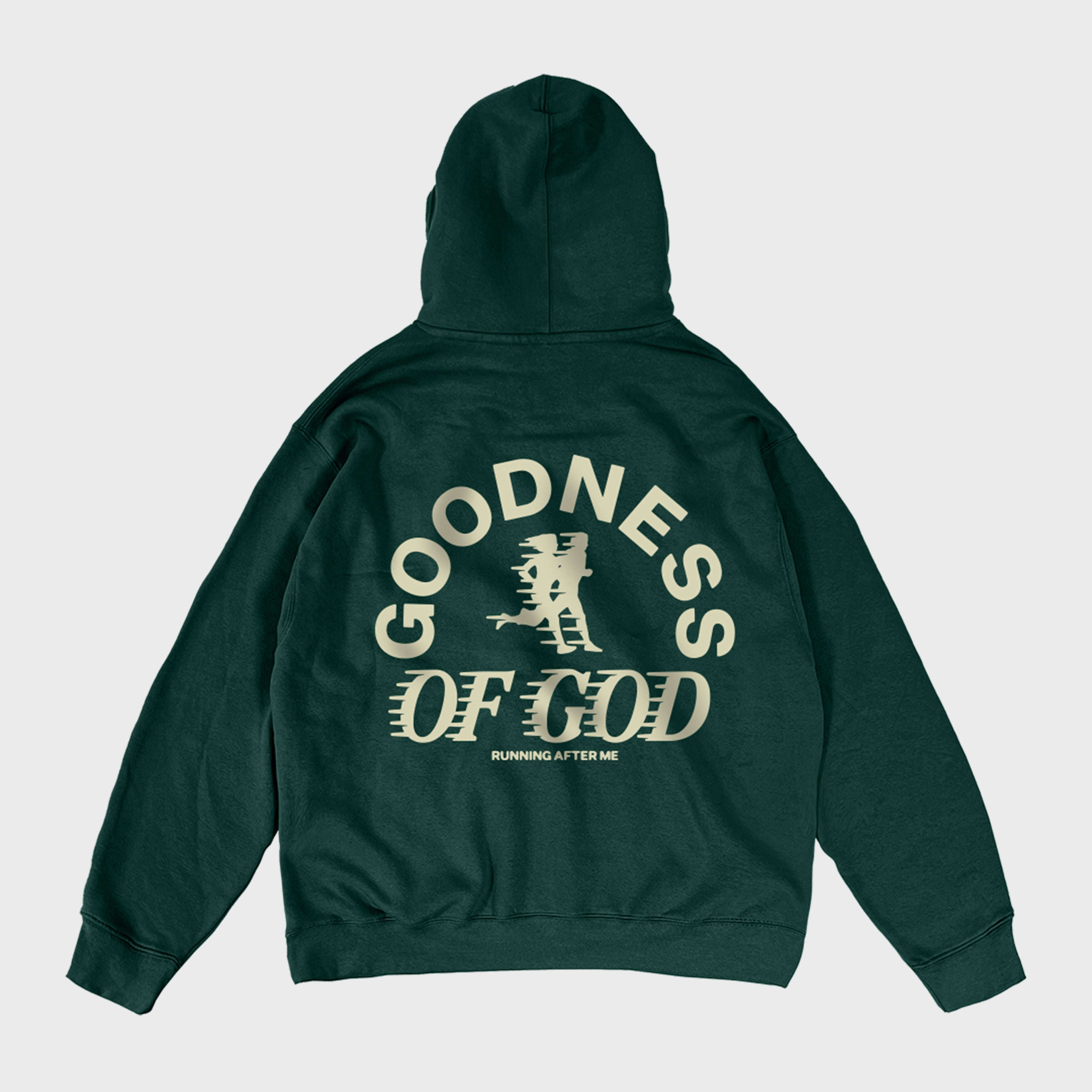 Pine green graphic hoodie hot sale