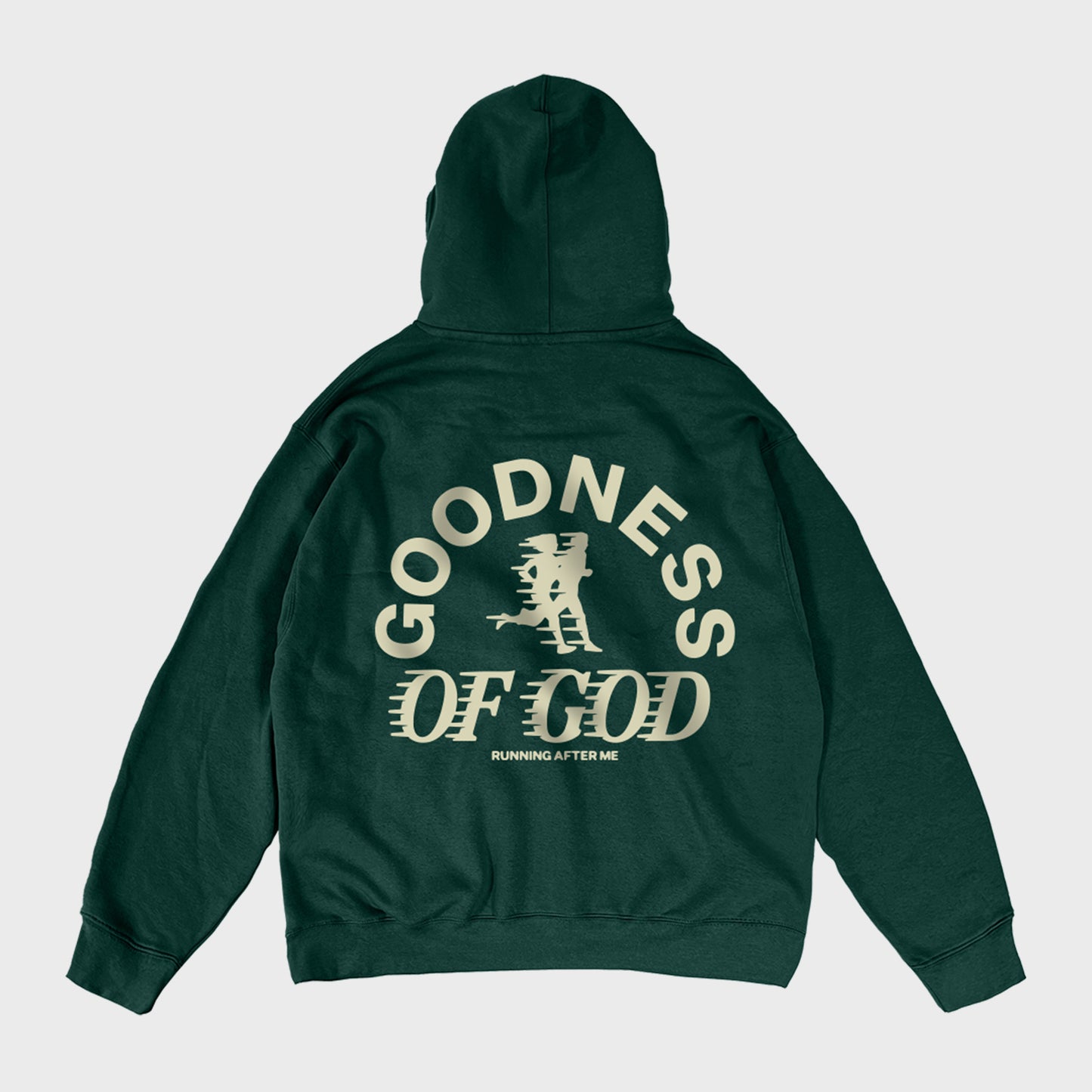 GOODNESS OF GOD HOODIE, PINE GREEN