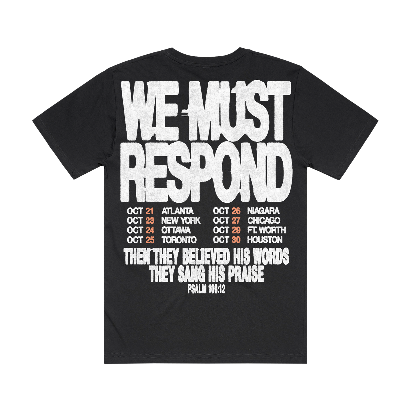 We Must Respond Tour