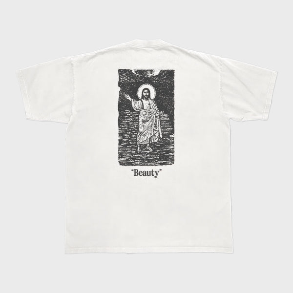 WE HAVE SEEN THE FACE OF GOD TEE, WHITE